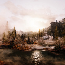 Weather ID: 10e1e6<br>Drajkmyr Marsh, facing West, 17:00