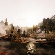 Weather ID: 10e1ee<br>Drajkmyr Marsh, facing West, 17:00