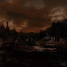 Weather ID: 10a245<br>Drajkmyr Marsh, facing West, 19:30