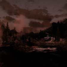 Weather ID: 10e1e6<br>Drajkmyr Marsh, facing West, 19:30