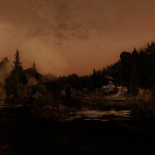 Weather ID: 10e1f2<br>Drajkmyr Marsh, facing West, 19:30