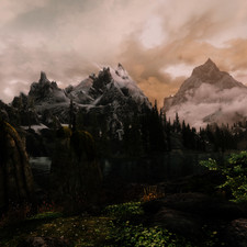 Weather ID: 10e1ed<br>Lake Ilinalta, facing East, 08:15