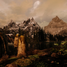 Weather ID: 10a236<br>Lake Ilinalta, facing East, 18:30