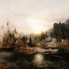 Weather ID: 10e1e7<br>Drajkmyr Marsh, facing West, 17:00