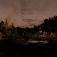 Weather ID: 10e1ec<br>Drajkmyr Marsh, facing West, 19:30