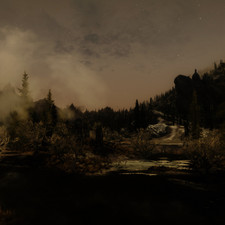 Weather ID: 10e1f0<br>Drajkmyr Marsh, facing West, 19:30