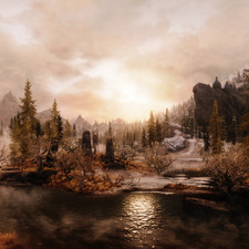 Weather ID: 10e1f1<br>Drajkmyr Marsh, facing West, 17:00