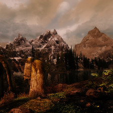 Weather ID: 12f89<br>Lake Ilinalta, facing East, 18:30