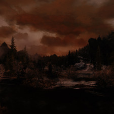 Weather ID: 12f89<br>Drajkmyr Marsh, facing West, 19:30