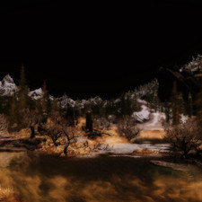 Weather ID: 101910<br>Drajkmyr Marsh, facing West, 01:00