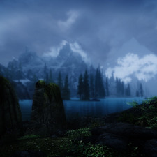 Weather ID: 105945<br>Lake Ilinalta, facing East, 23:45