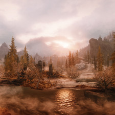 Weather ID: 10e3d4<br>Drajkmyr Marsh, facing West, 17:00