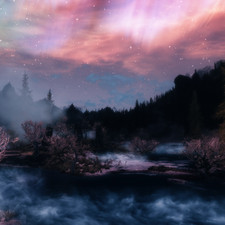 Weather ID: 10fef8<br>Drajkmyr Marsh, facing West, 19:30