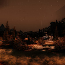 Weather ID: 2e7ab<br>Drajkmyr Marsh, facing West, 19:30