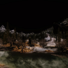 Weather ID: 75de5<br>Drajkmyr Marsh, facing West, 01:00