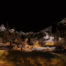 Weather ID: 8282a<br>Drajkmyr Marsh, facing West, 01:00